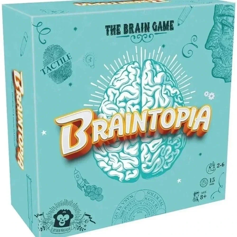 Braintopia‎ Family Card Game Asmodee Memory Thinking Brain Benders